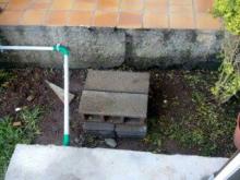 Passage entre la maison et le garage terminé