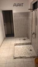 Douche avant travaux 