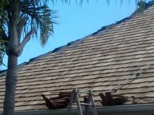 Avant la dépose de la toiture