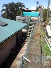 Pose du grillage et mise en place tige d'ancrage