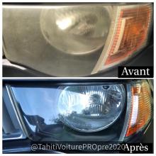 Rénovation des phares d'1 L200 de Mitsubishi