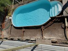 Vue d'ensemble au début chantier 